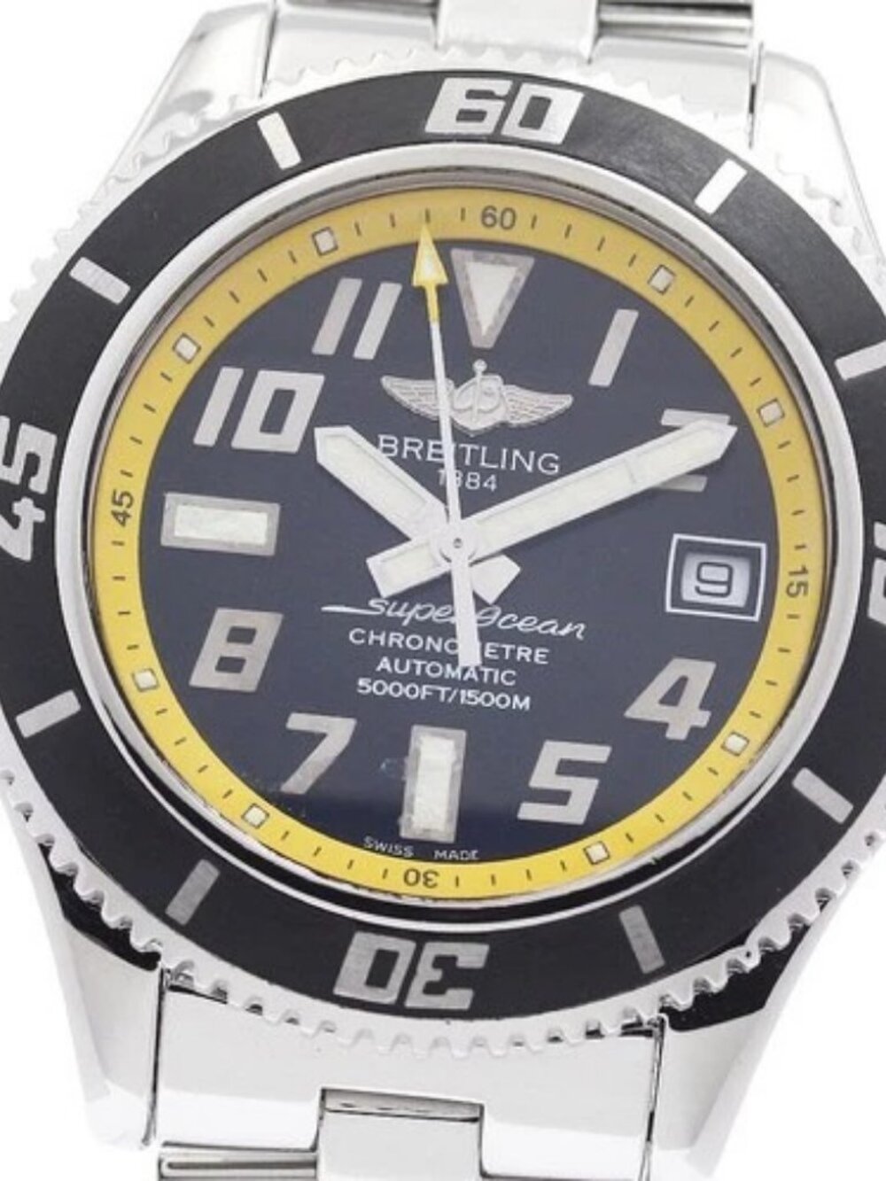 BREITLING Super Ocean 42 A17364 Date black Dial Automatic Men's Watch_945791